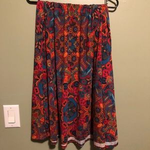 LuLaRoe Maxi - vibrant colors! Soft cotton feel XL